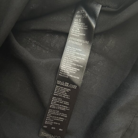 🏷️SALE🏷️Rare Topshop Armor Sequin Pelmet Skirt ASO Taylor Swift FLAWED - Picture 10 of 13